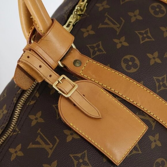 LOUIS VUITTON Monogram Keepall 55 Boston Bag M41424 LV Auth 141213 - Picture 13 of 16